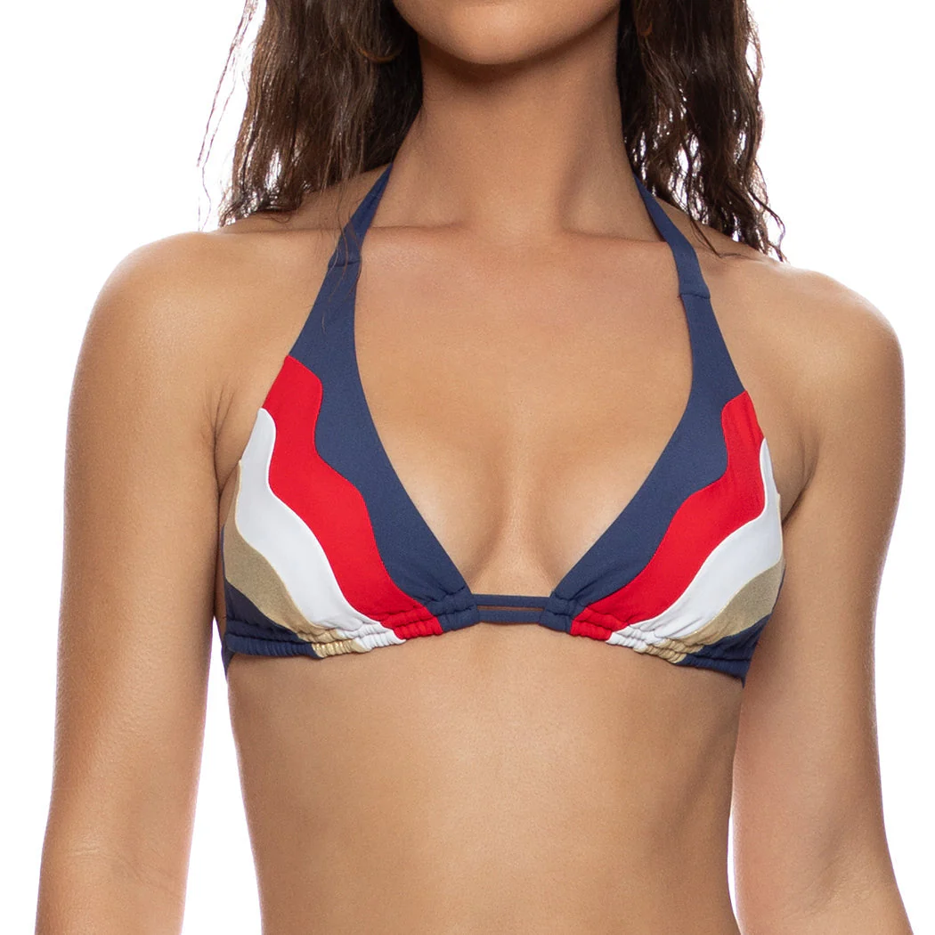 AMERICAN ICON - Waves Triangle Halter Top - Image 3
