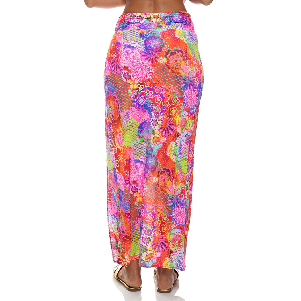 BLOOMING SPARK - Twist Front Skirt - Image 3