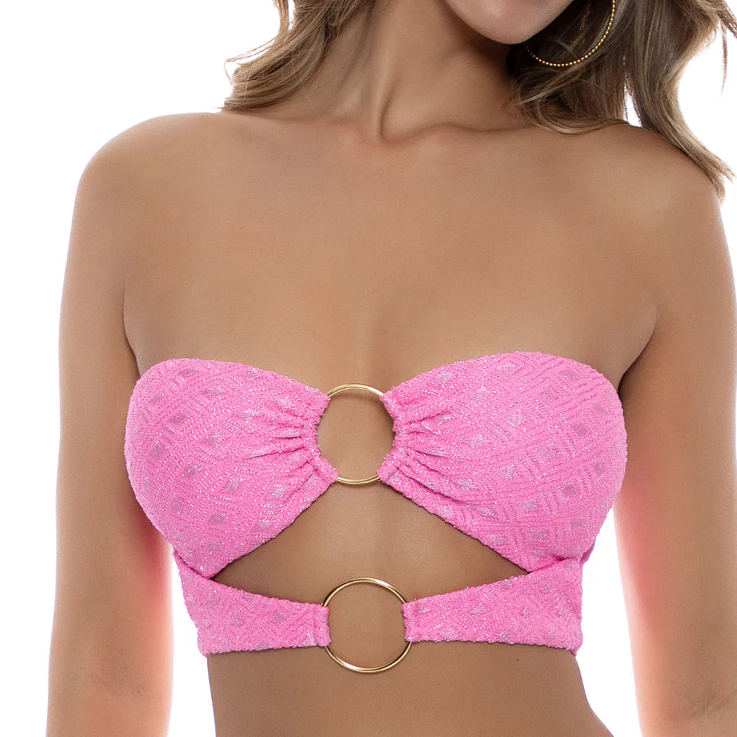BRILLA - Double Loop Bandeau Crop Top - Image 2