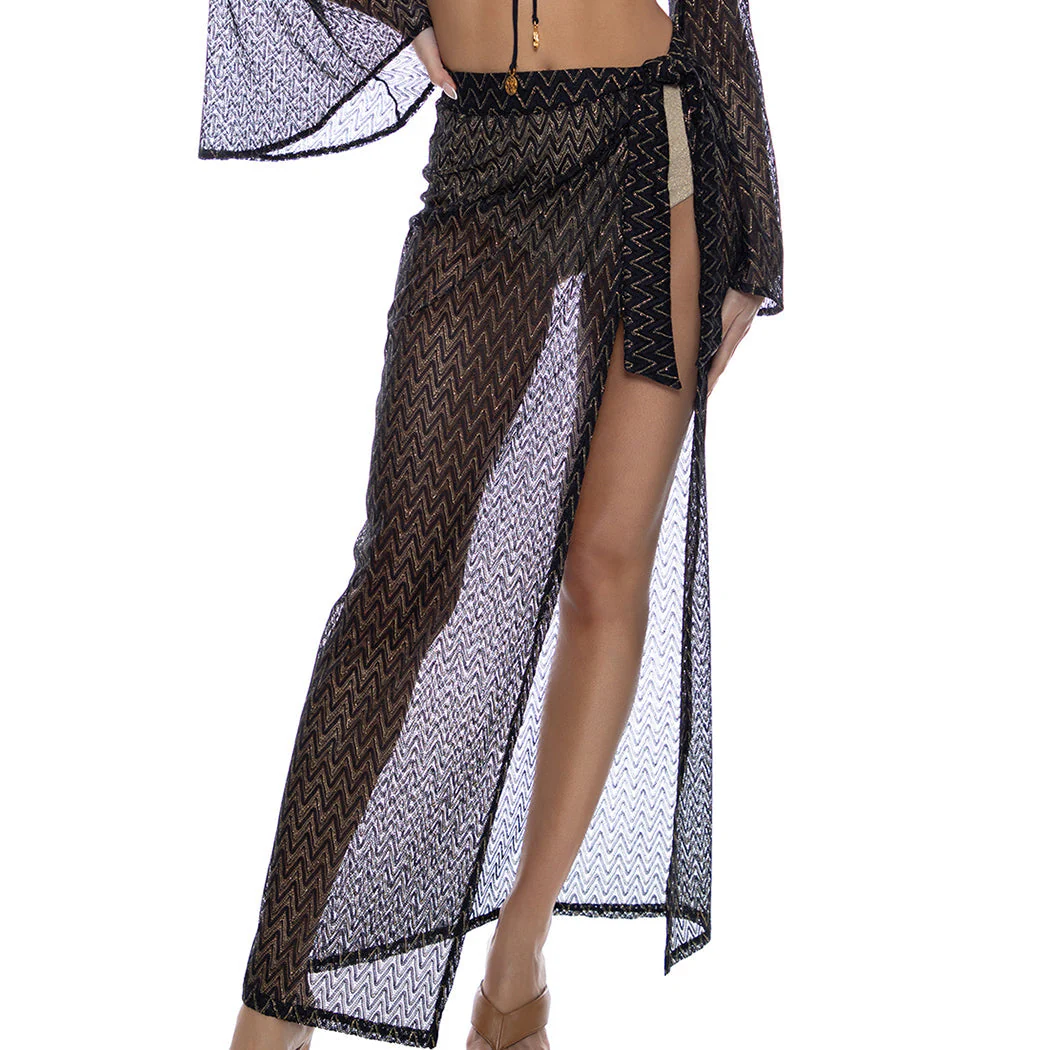 BUZZING - Long Wrap Skirt - Image 3