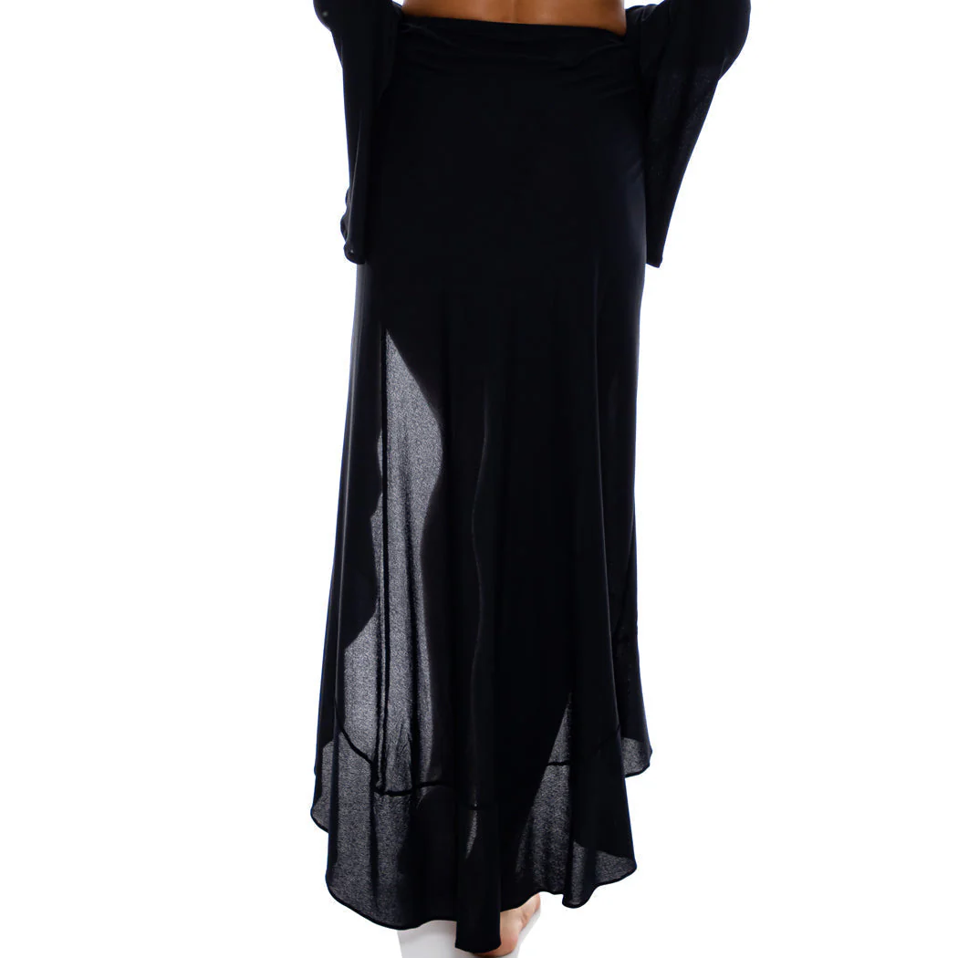 COSITA BUENA - Ruffle High Lo Slit Skirt - Image 3