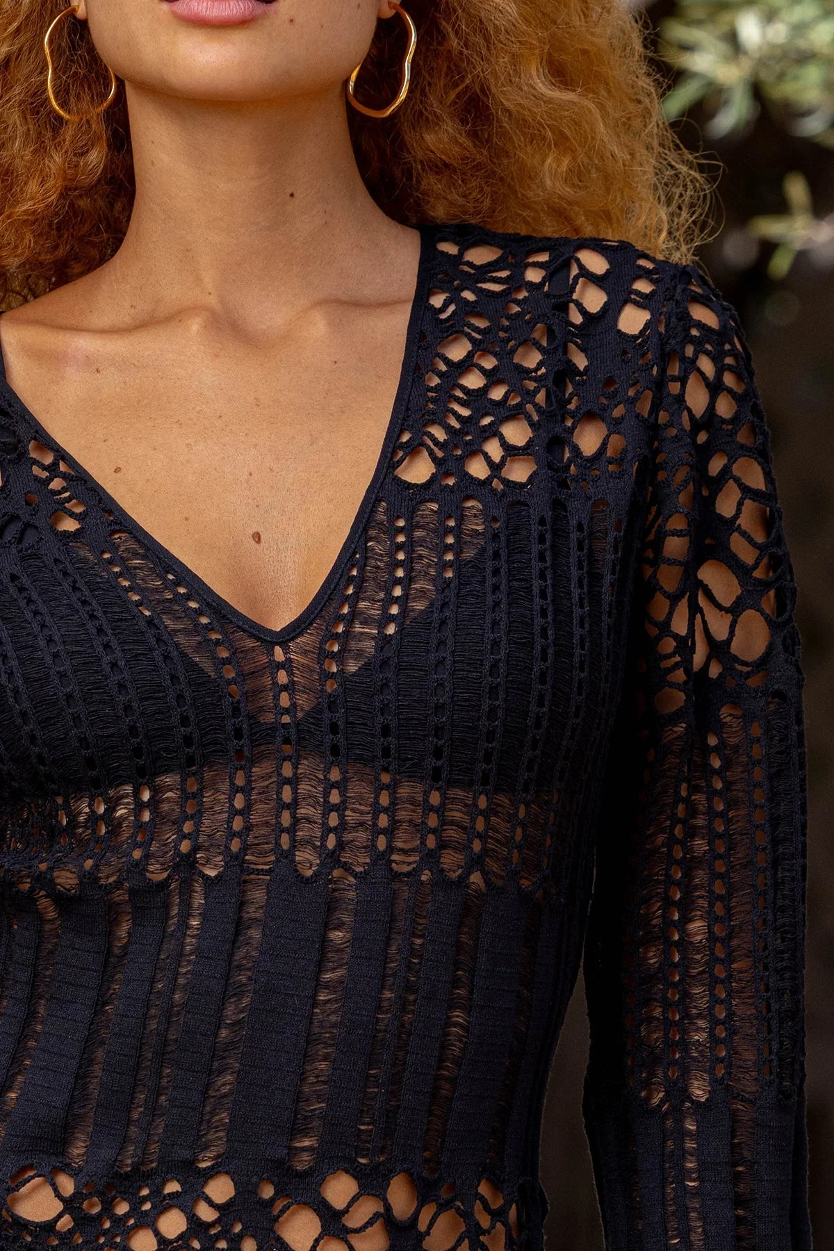 DAY TO NIGHT - Long Sleeve Short Dress - Image 6