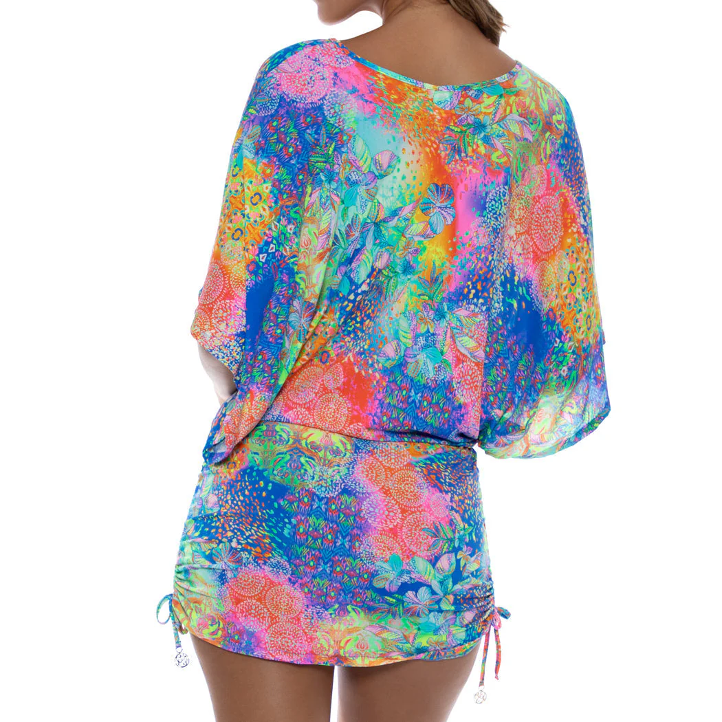 DECO GARDENS - Cabana V Neck Dress - Image 3