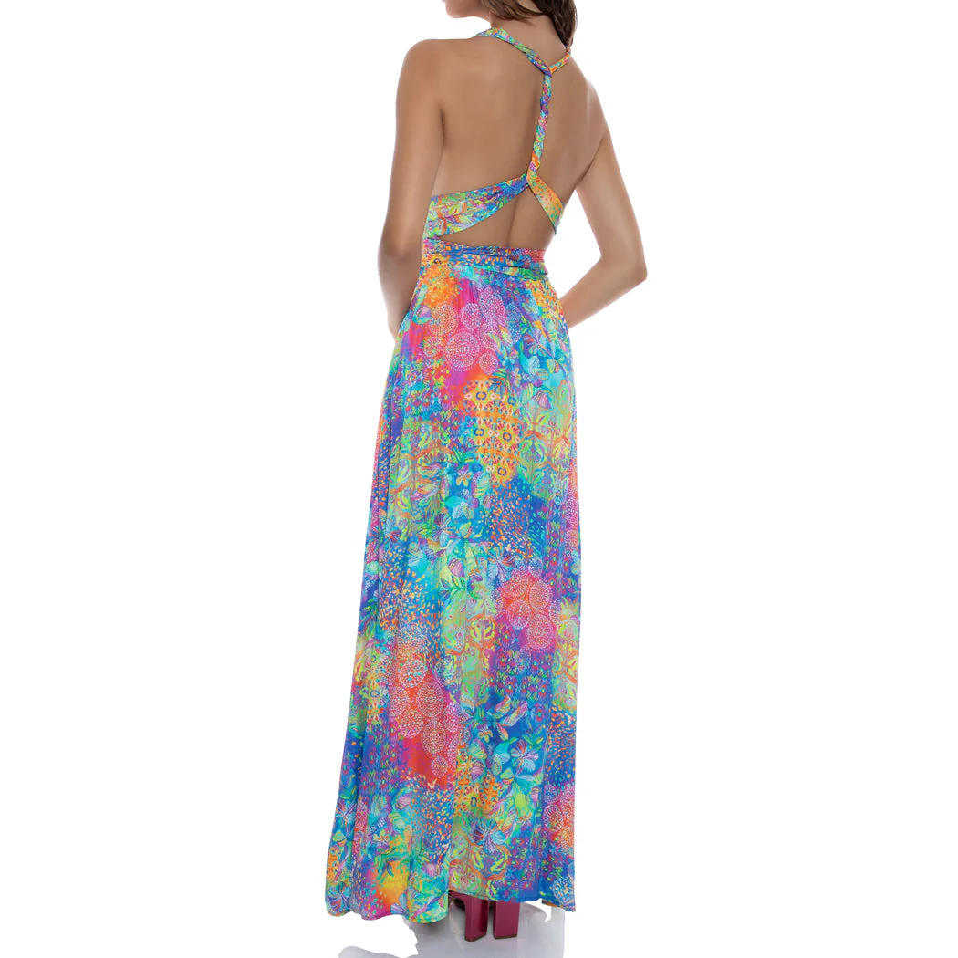 DECO GARDENS - Convertible Maxi Dress - Image 3