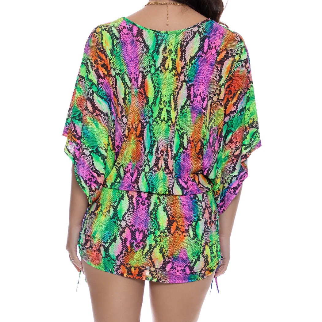 ELECTRIC SKIN - Cabana V Neck Dress - Image 3