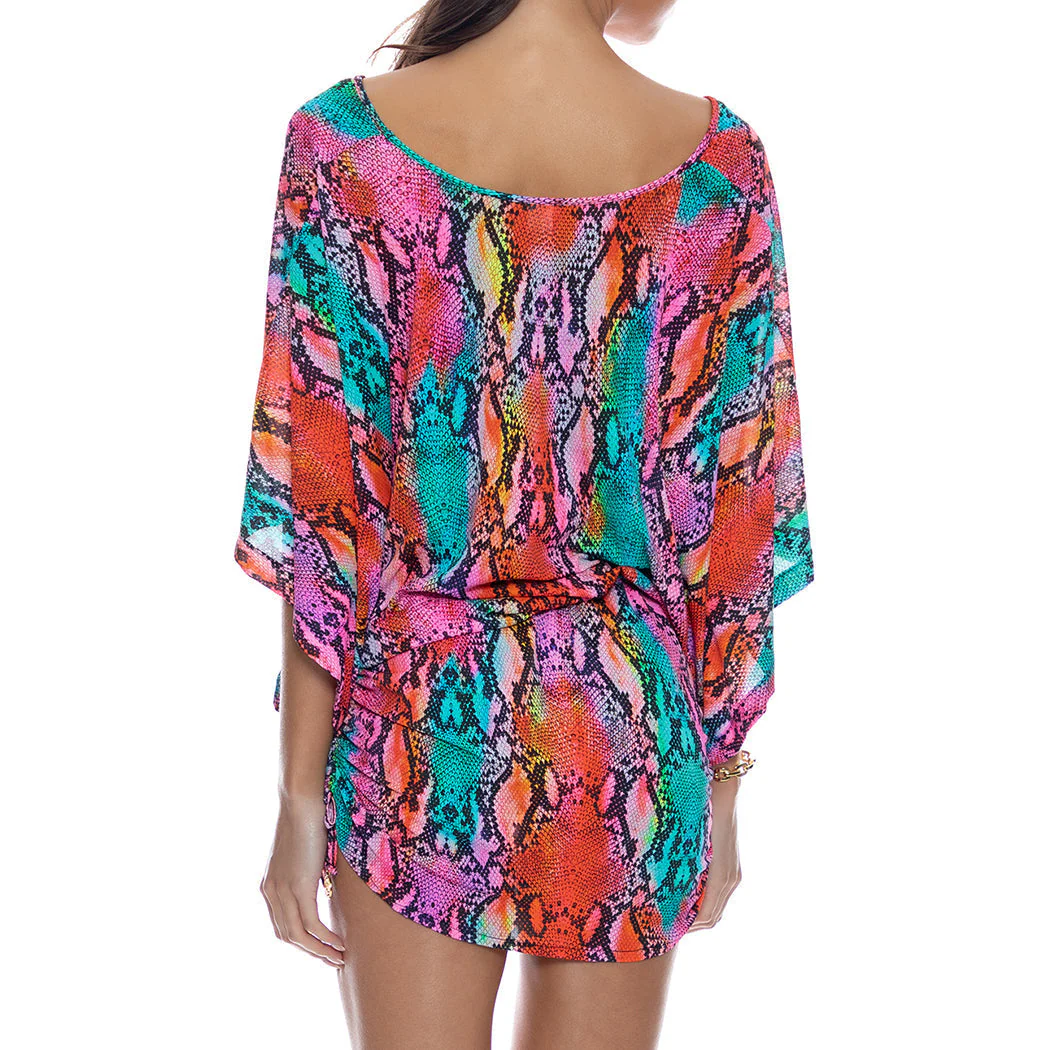 ELECTRIC SKIN - Cabana V Neck Dress - Image 3