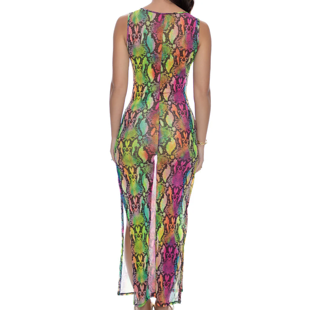 ELECTRIC SKIN - Maxi Tank Dress - Image 3