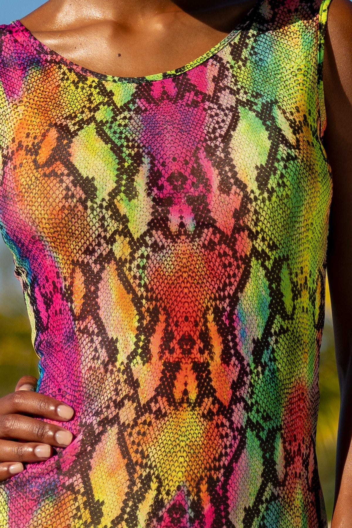 ELECTRIC SKIN - Maxi Tank Dress - Image 6