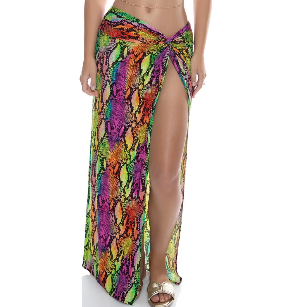 ELECTRIC SKIN - Twist Front Skirt - Image 3