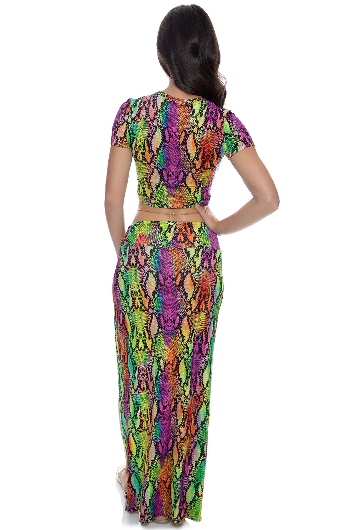 ELECTRIC SKIN - Twist Front Skirt - Image 4