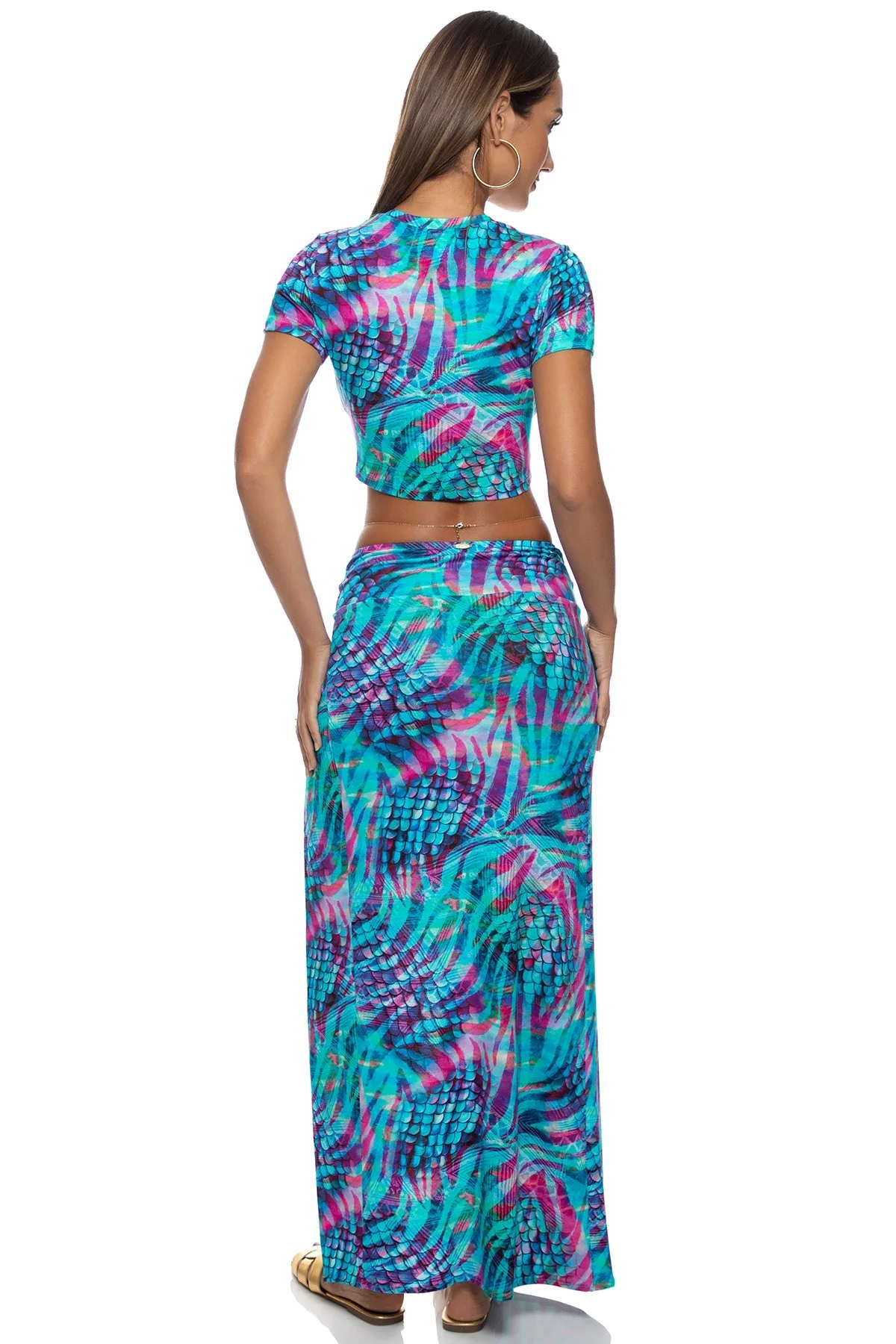 ENCHANTED MIRAGE - Twist Front Skirt - Image 5