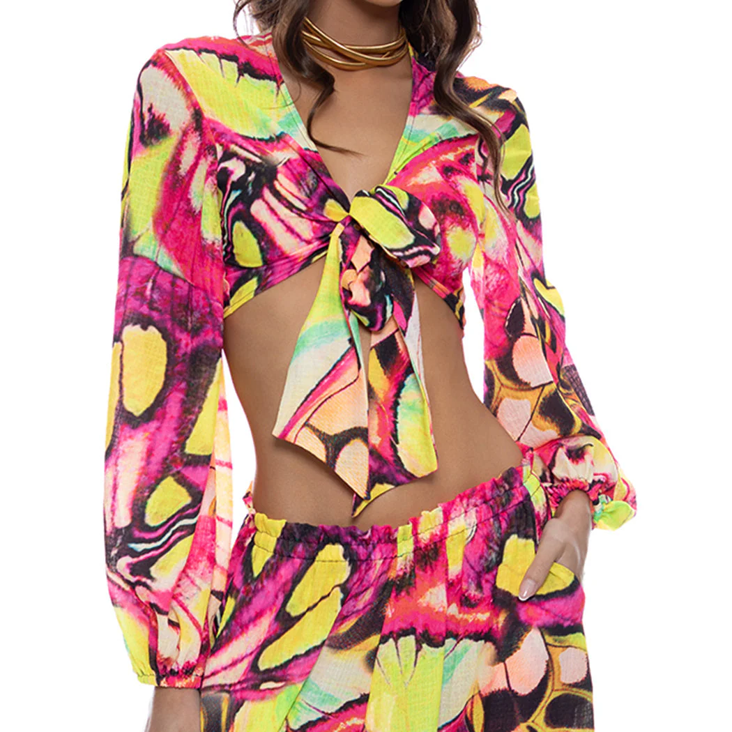 FLUTTER - Multiway Tie Crop Top - Image 2