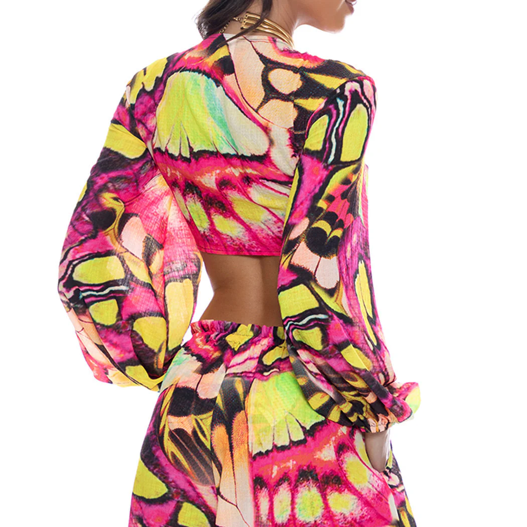 FLUTTER - Multiway Tie Crop Top - Image 3