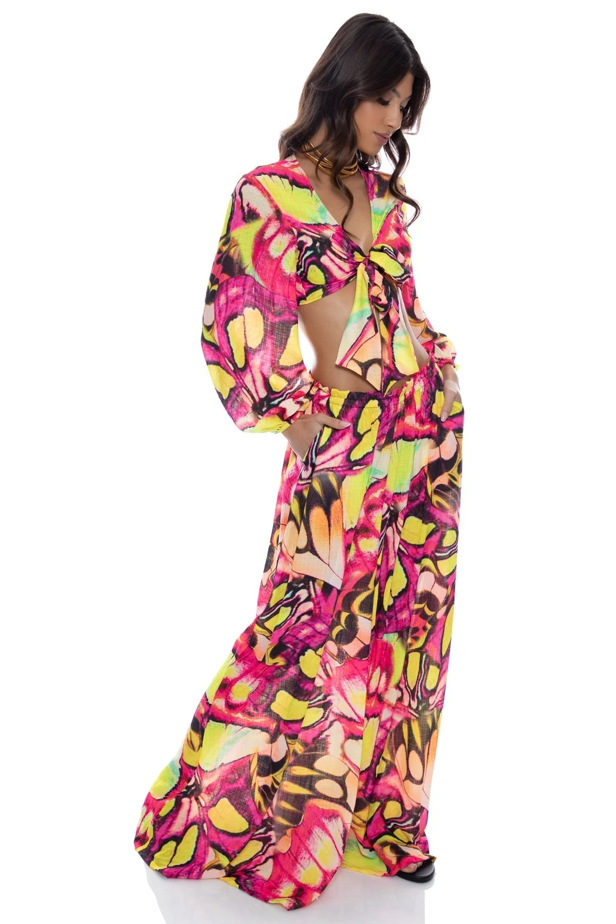 FLUTTER - Multiway Tie Crop Top - Image 5