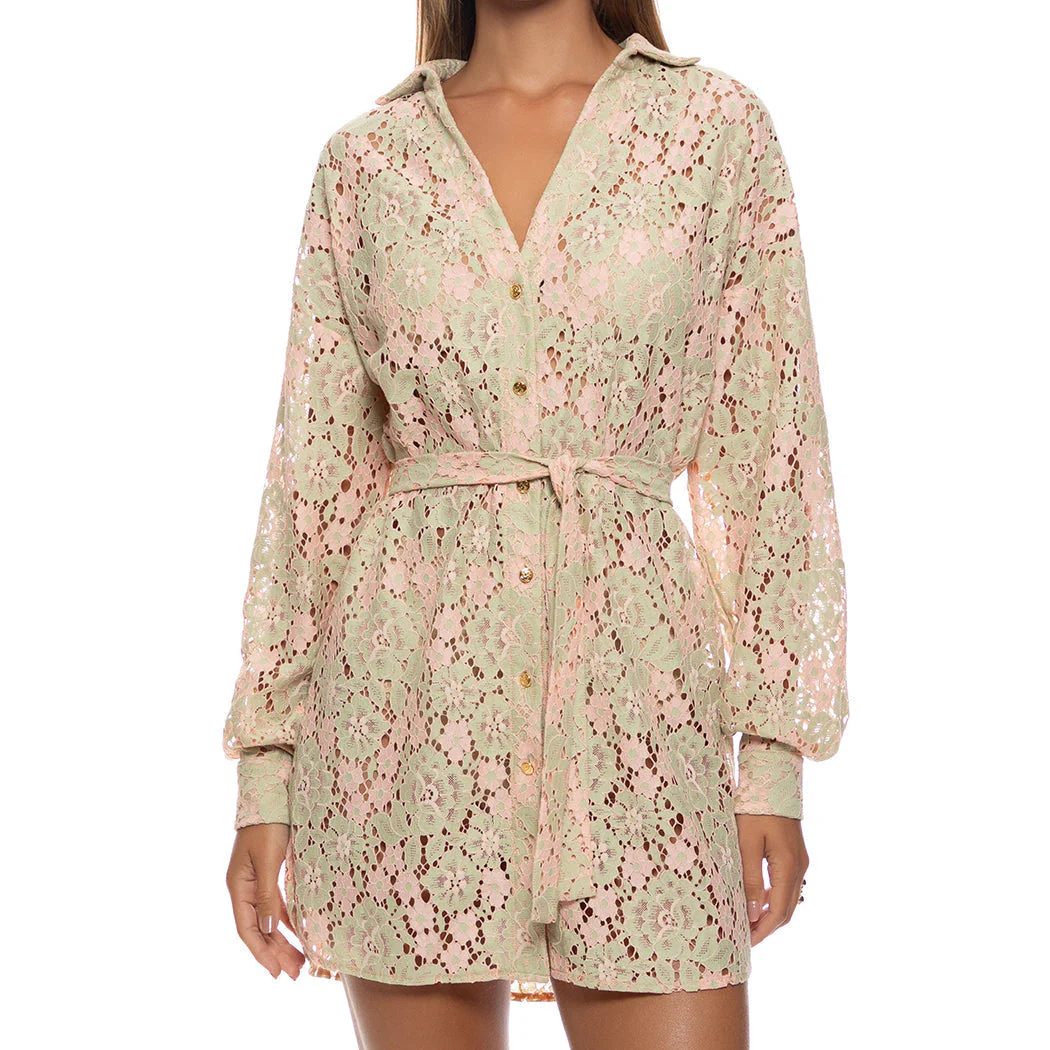 GITANA - Long Sleeve Belted Dress - Image 2
