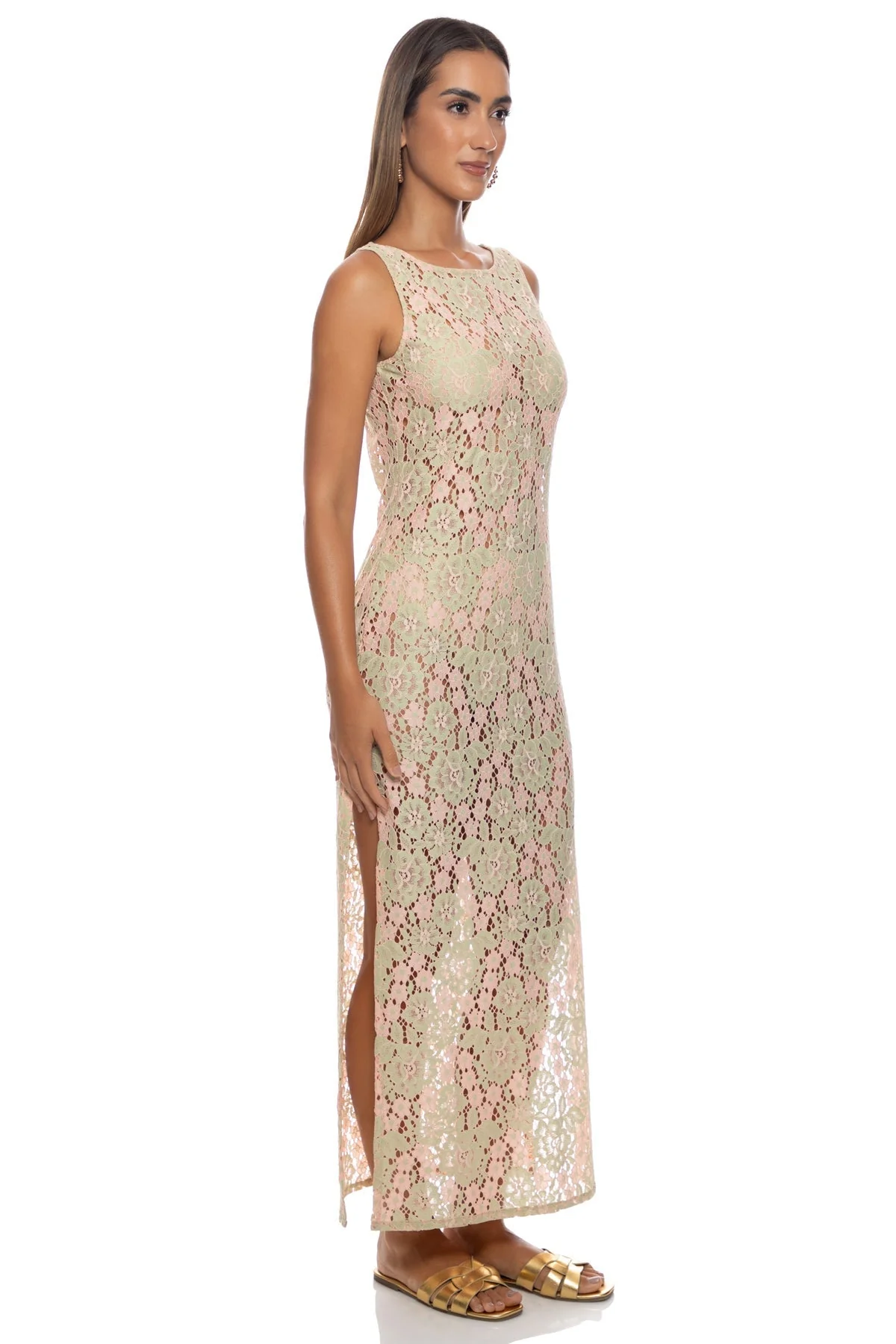 GITANA - Sleeveless Long Dress - Image 4