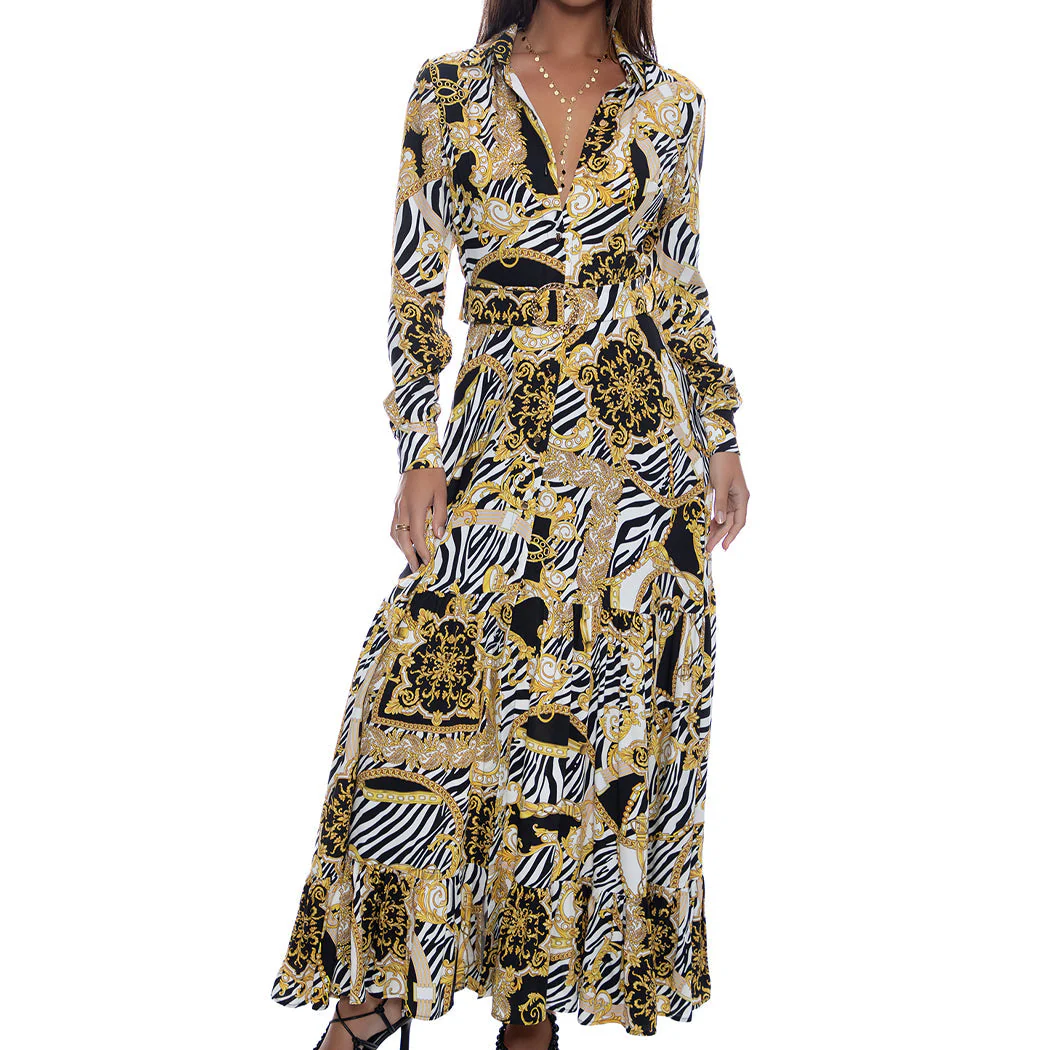 GODDESS VIBES - Goddess Long Sleeve Maxi - Image 3