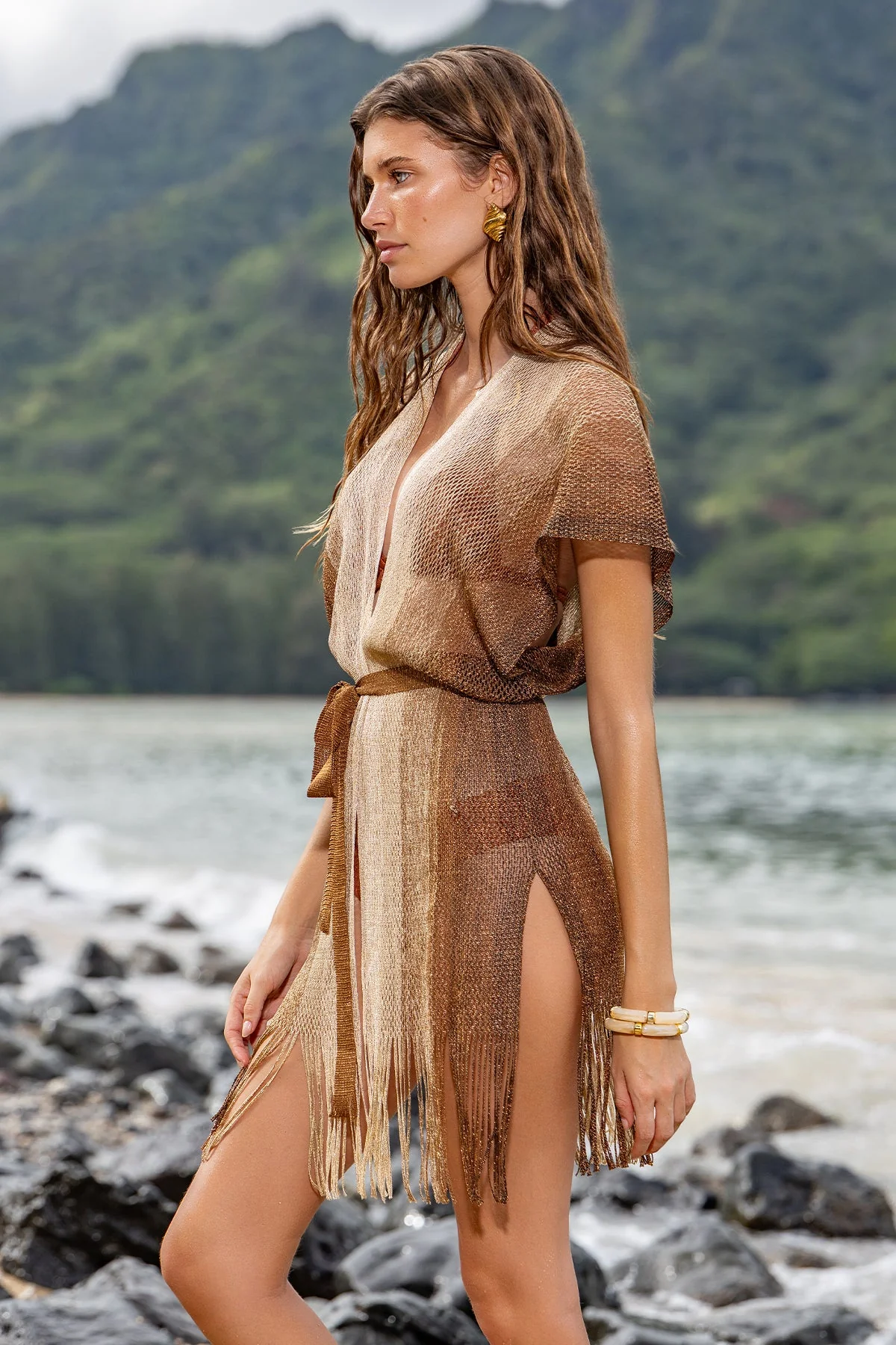 GOLDEN QUEEN - Short Caftan - Image 5