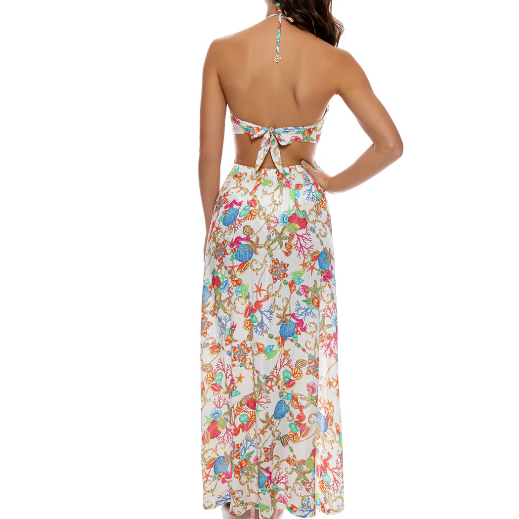 IL MARE - Bandeau Ring Cut Out Dress - Image 4