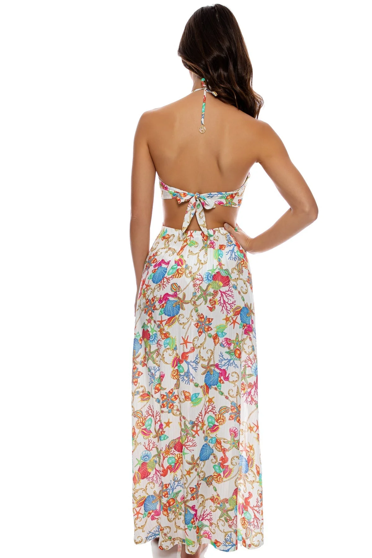 IL MARE - Bandeau Ring Cut Out Dress - Image 5
