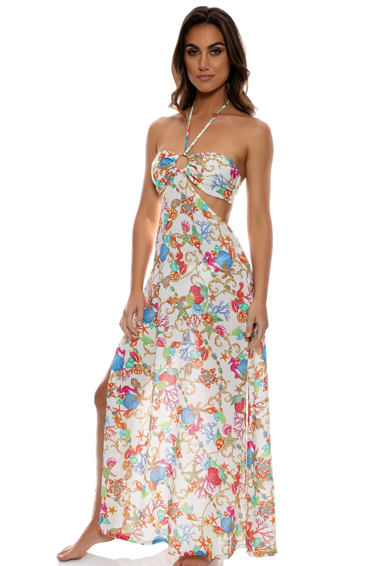 IL MARE - Bandeau Ring Cut Out Dress - Image 7