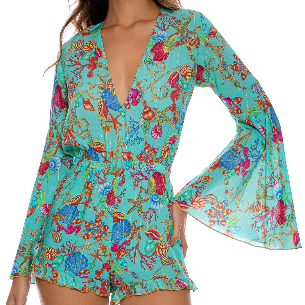 IL MARE - Bell Sleeve Romper - Image 2