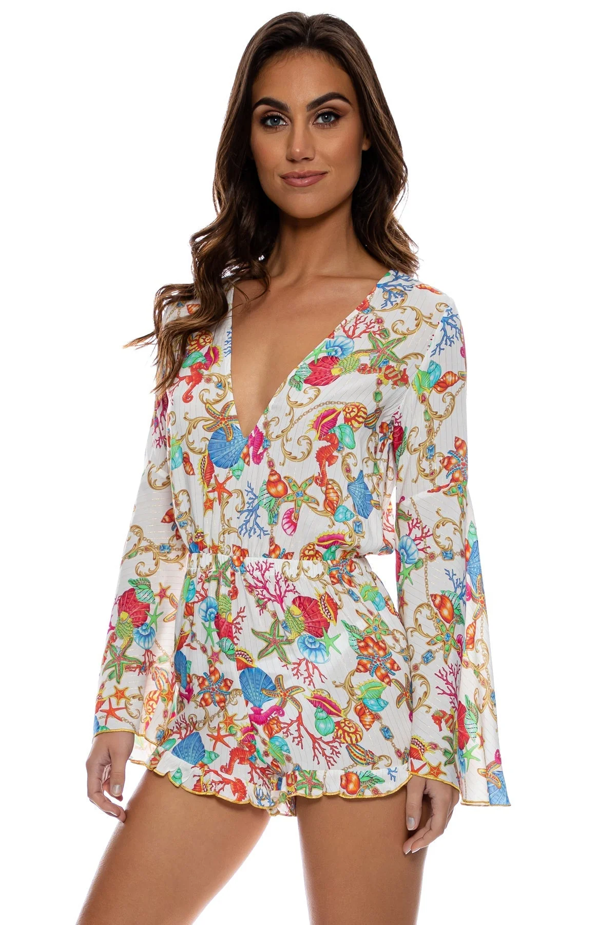 IL MARE - Bell Sleeve Romper - Image 5