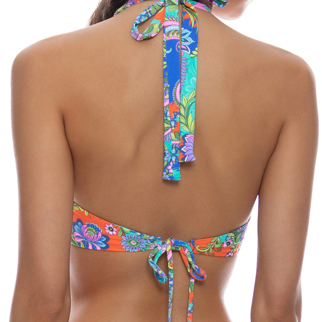 IN THE GROOVE - Cross Front Halter Top - Image 3