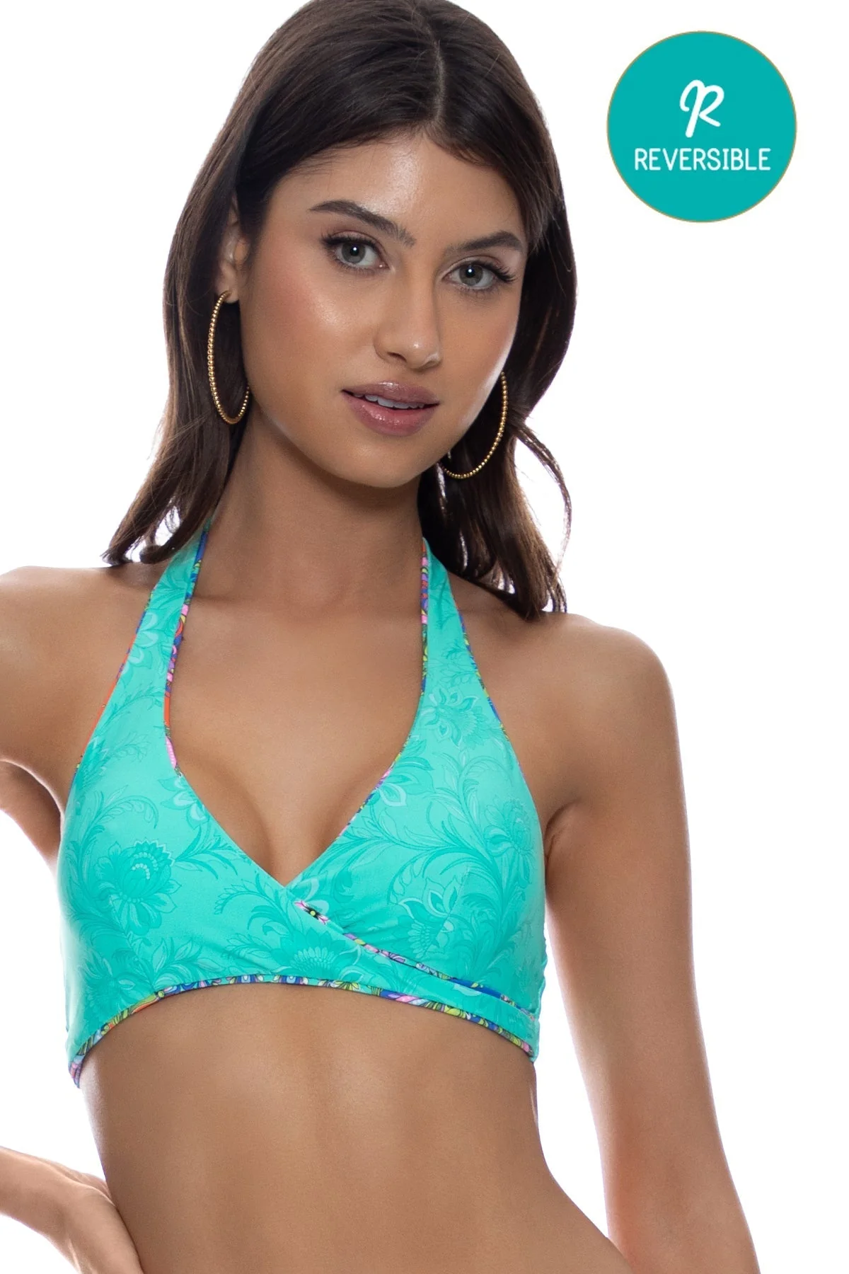 IN THE GROOVE - Cross Front Halter Top - Image 6