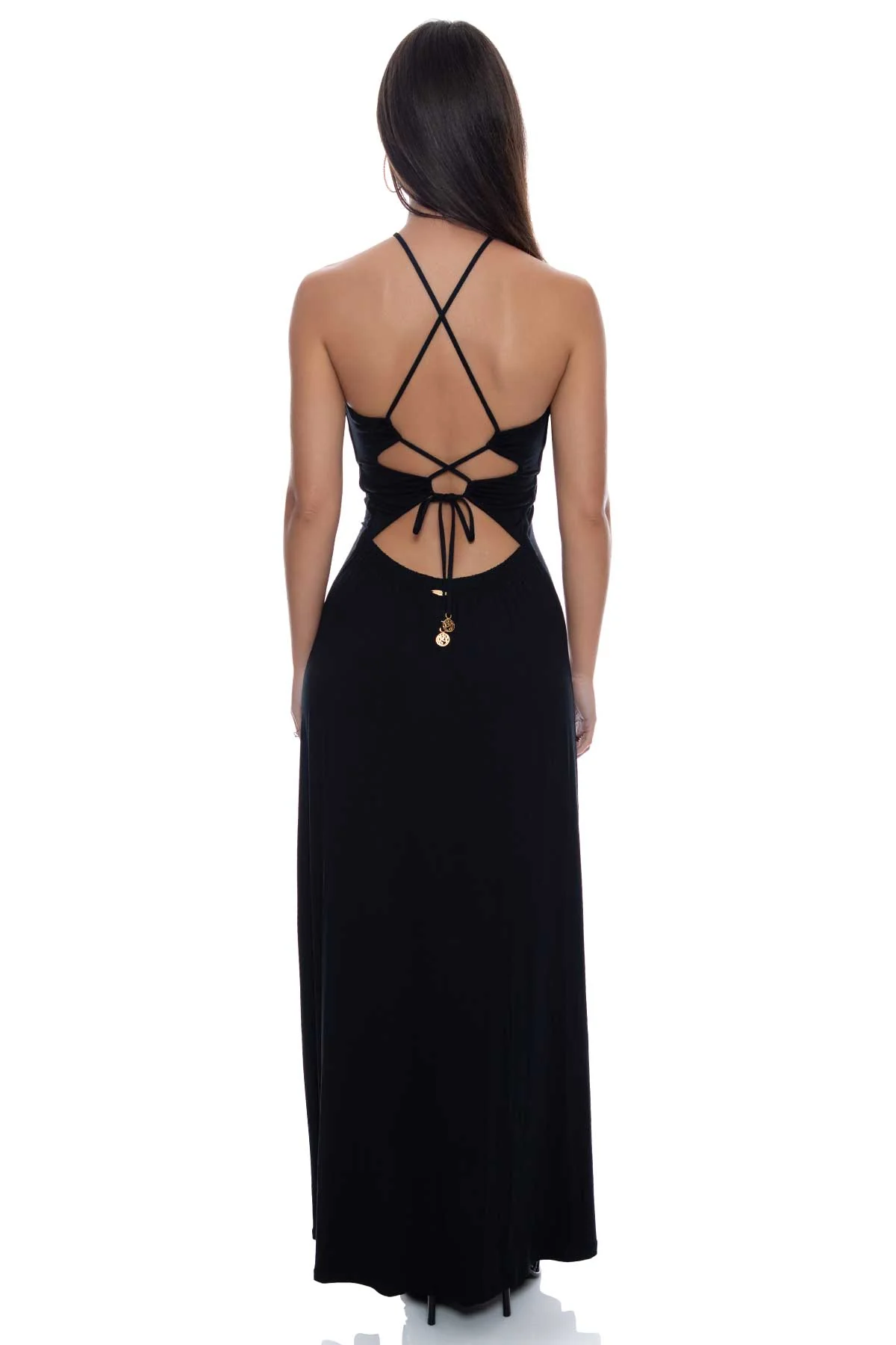 INNER CIRCLE - Halter Ring Long Dress - Image 5