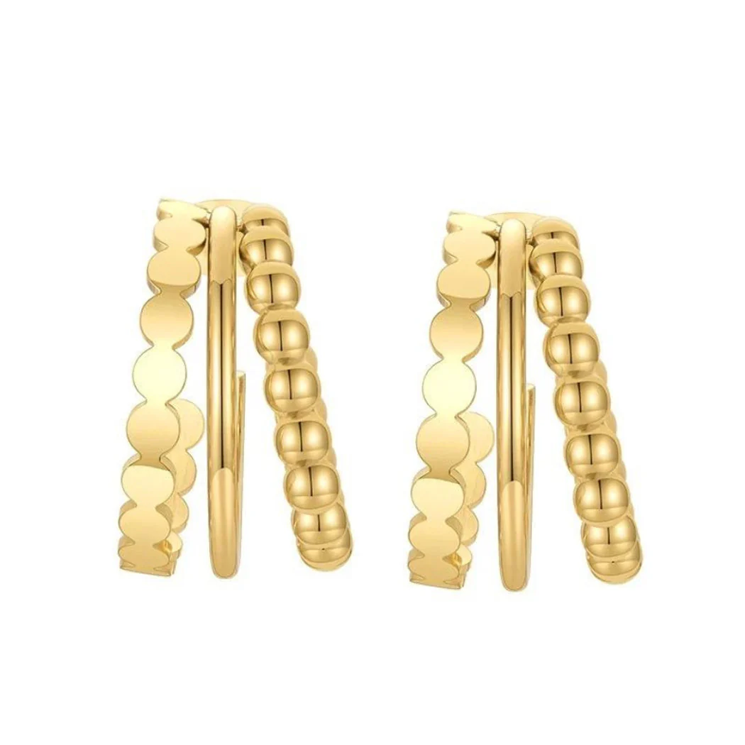 JEWELRY - Sienna Tri Hoop - Image 3