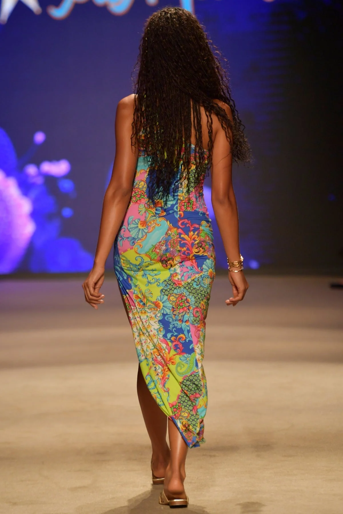 LA COSTA - Asymmetrical Cut Out Maxi Dress - Image 6
