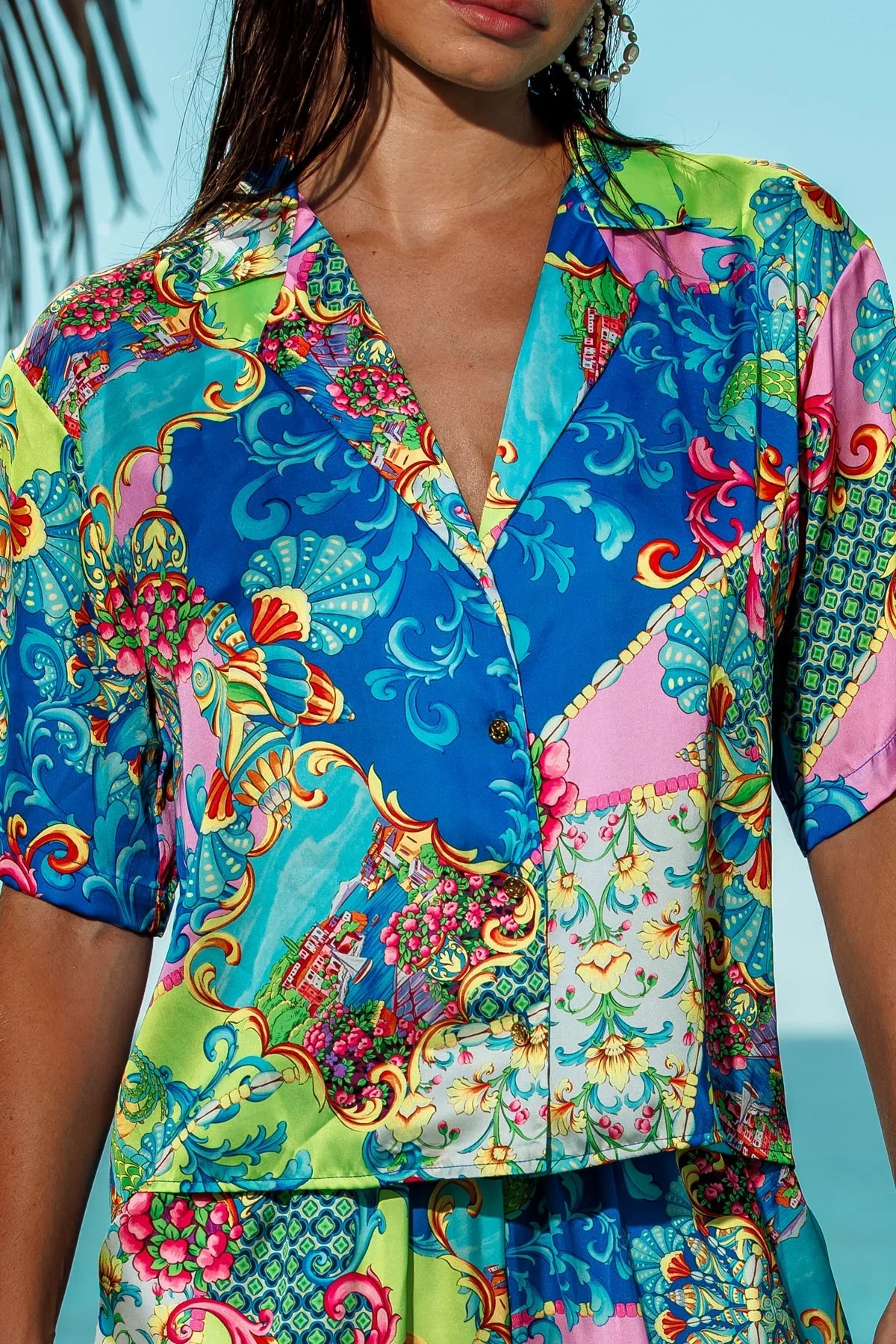 LA COSTA - Short Sleeve Collared Blouse - Image 10