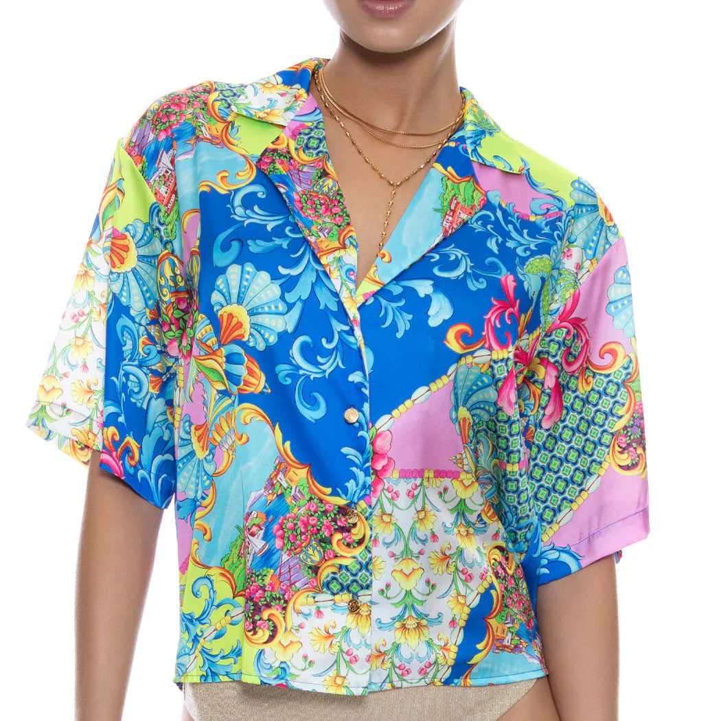 LA COSTA - Short Sleeve Collared Blouse - Image 3