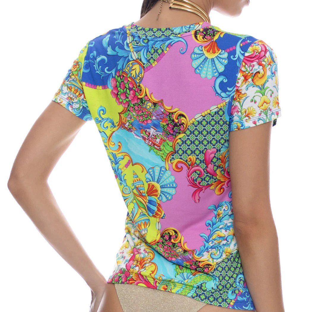 LA COSTA - V Neck T Shirt - Image 3