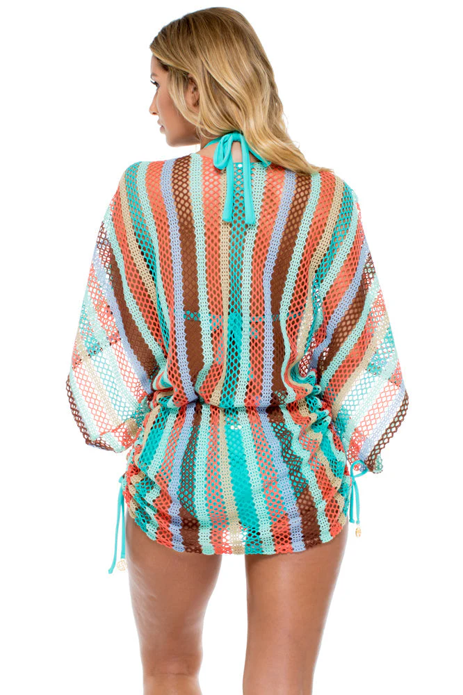 LA GLORIA CUBANA - Cabana V Neck Dress - Image 4