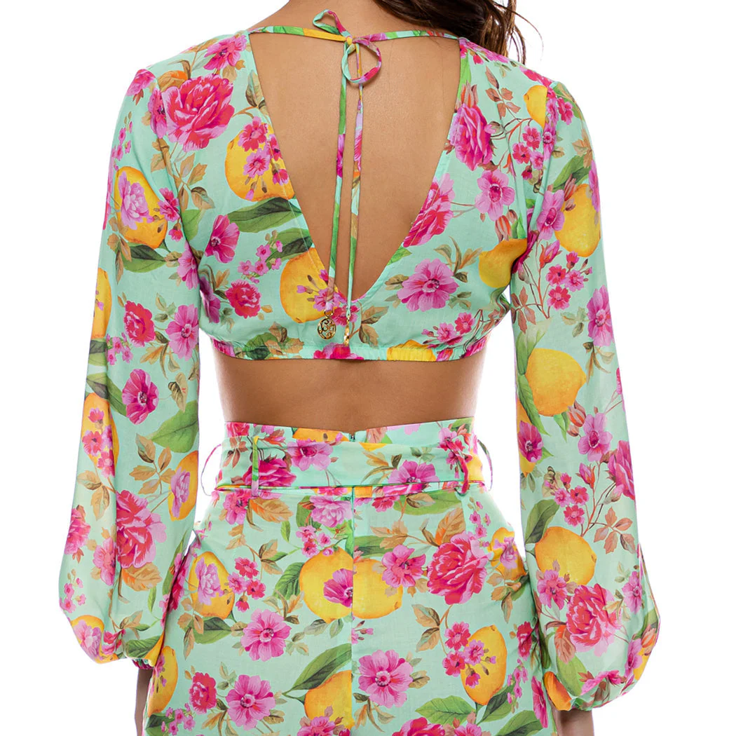 LIMONCELLO - Tie Front Crop Top - Image 3