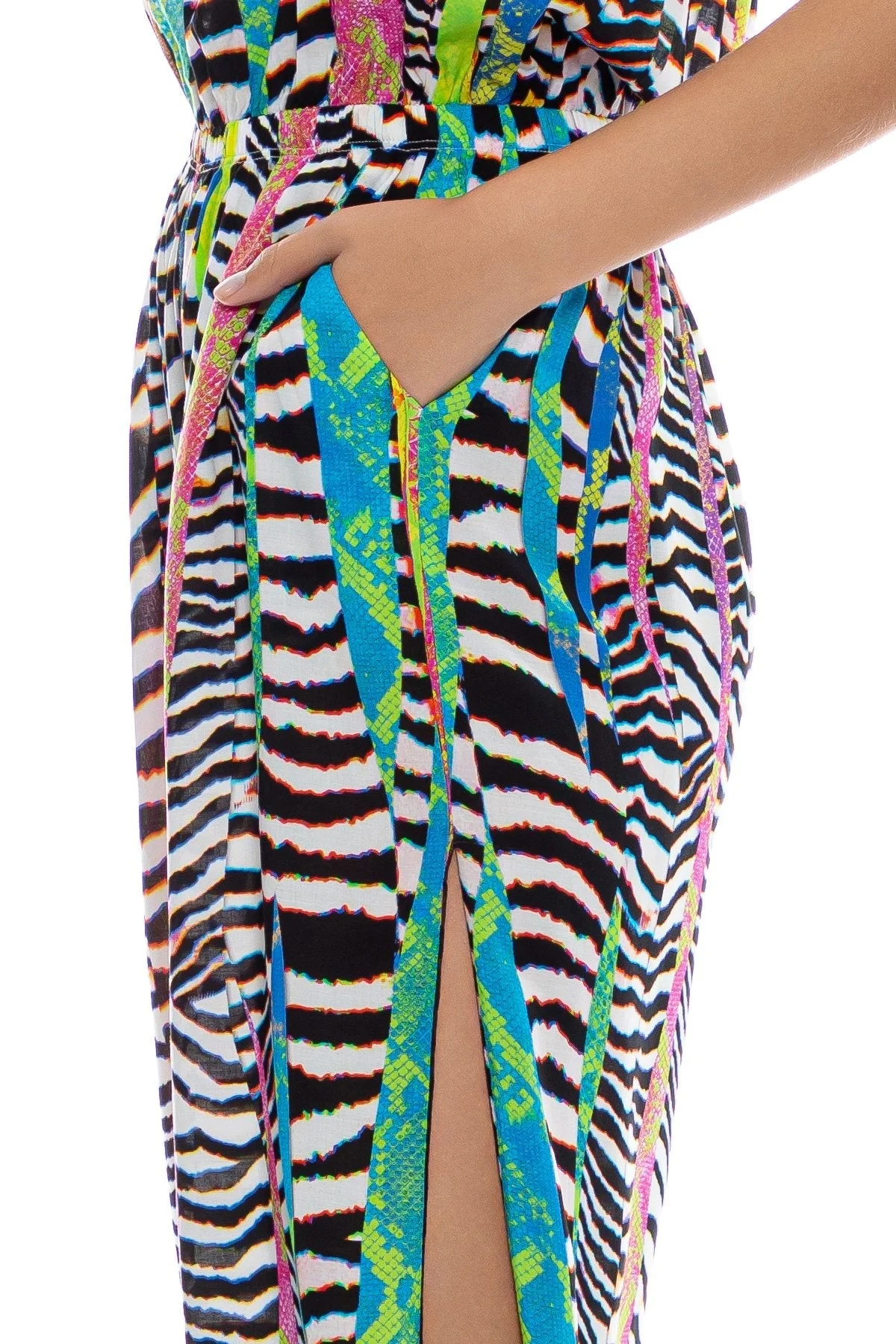 LULI DISCO - Strapless Ruffle Jogger Jumpsuit - Image 7