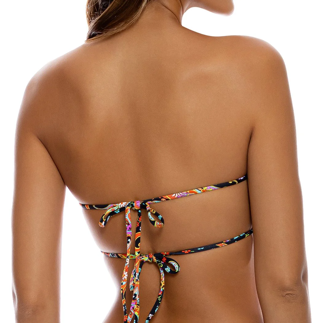 LULI GYPSY - Multiway Ruffled Scrunched Cup Bandeau - Image 3