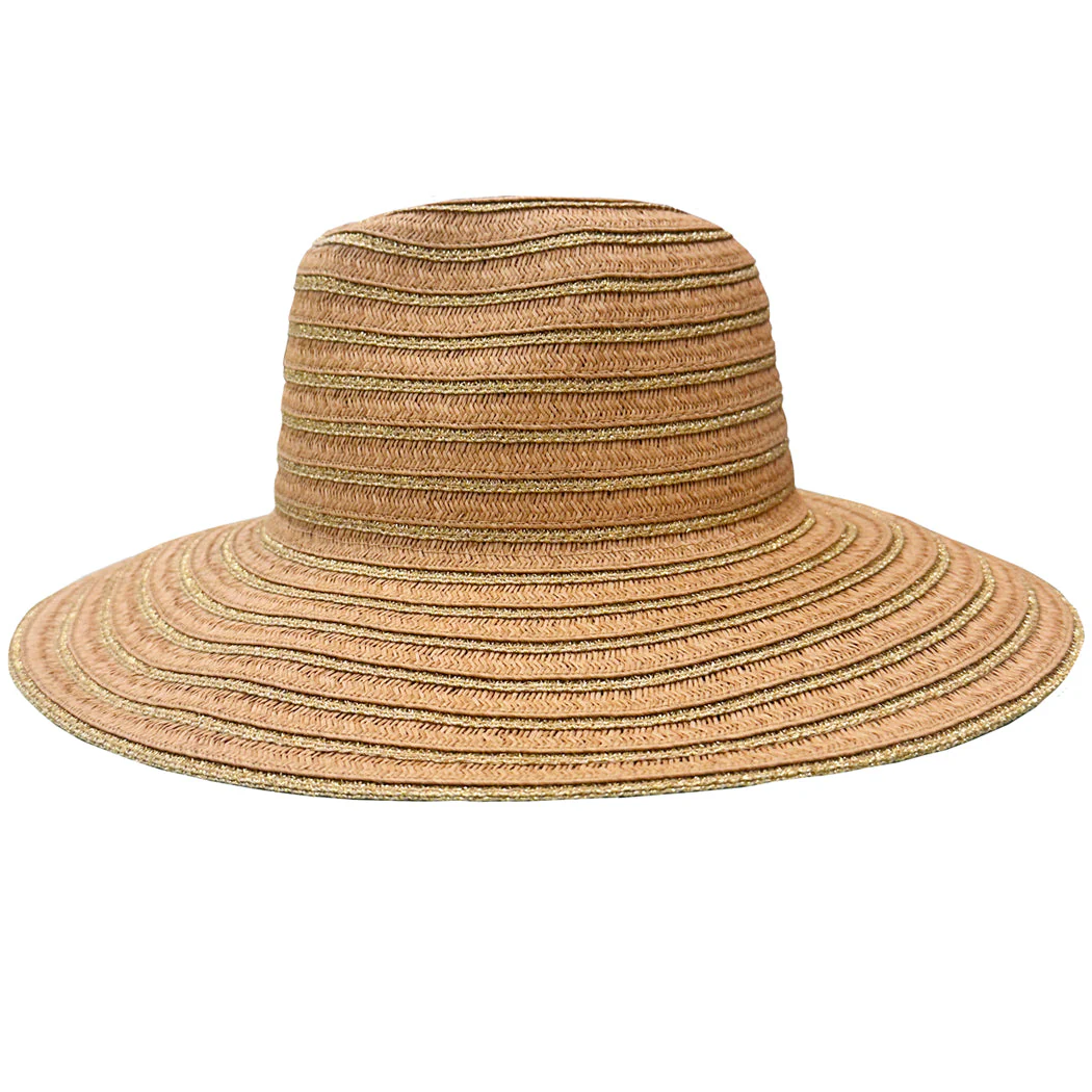 LULI HAT - Metallic Bell Brim Fedora - Image 3