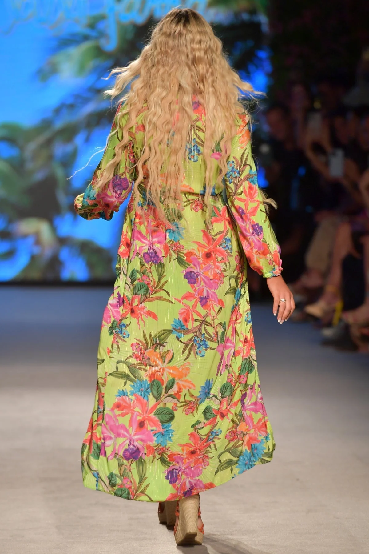 LULI TROPICS - Long Sleeve Duster Blouse Top - Image 4