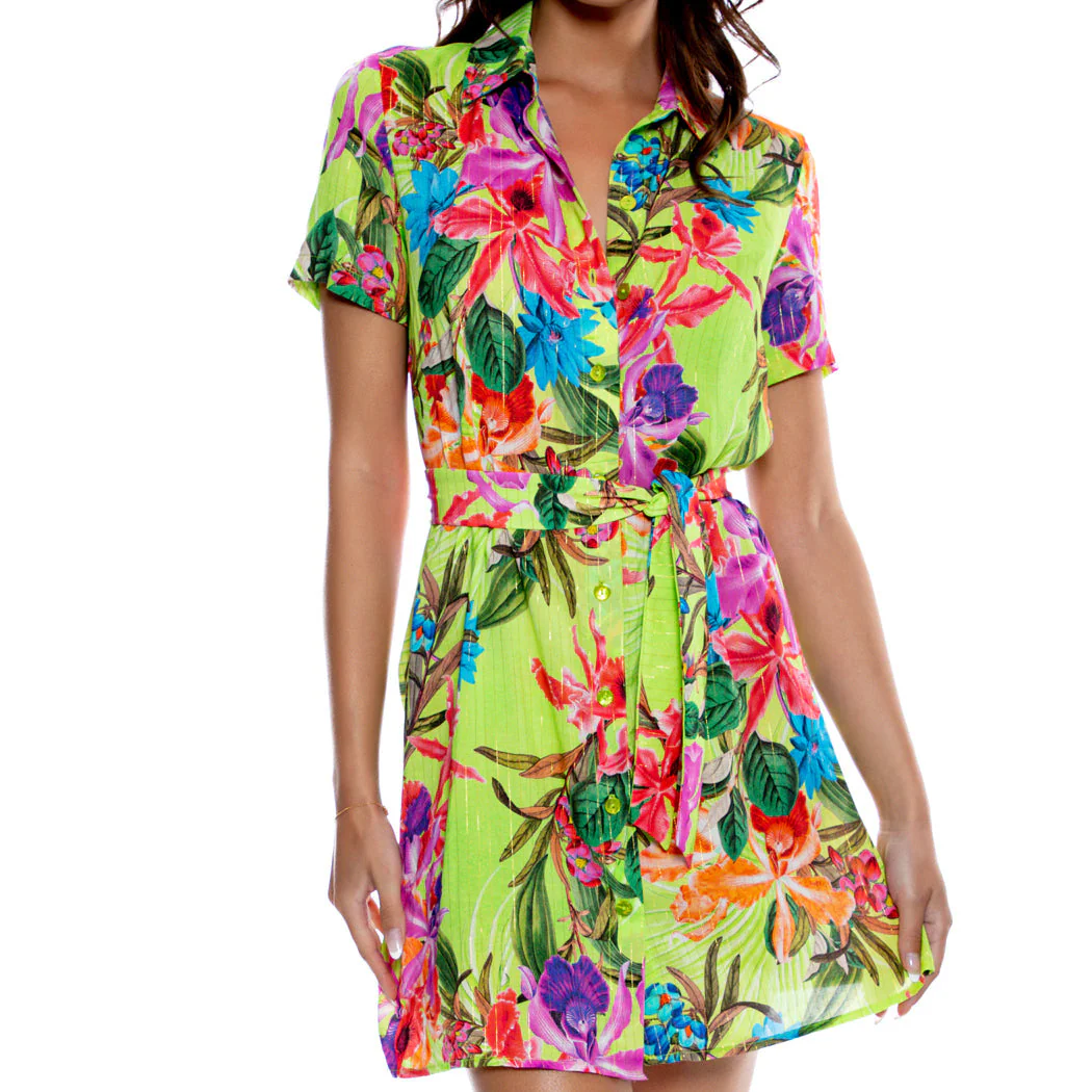 LULI TROPICS - Shirt Dress - Image 2