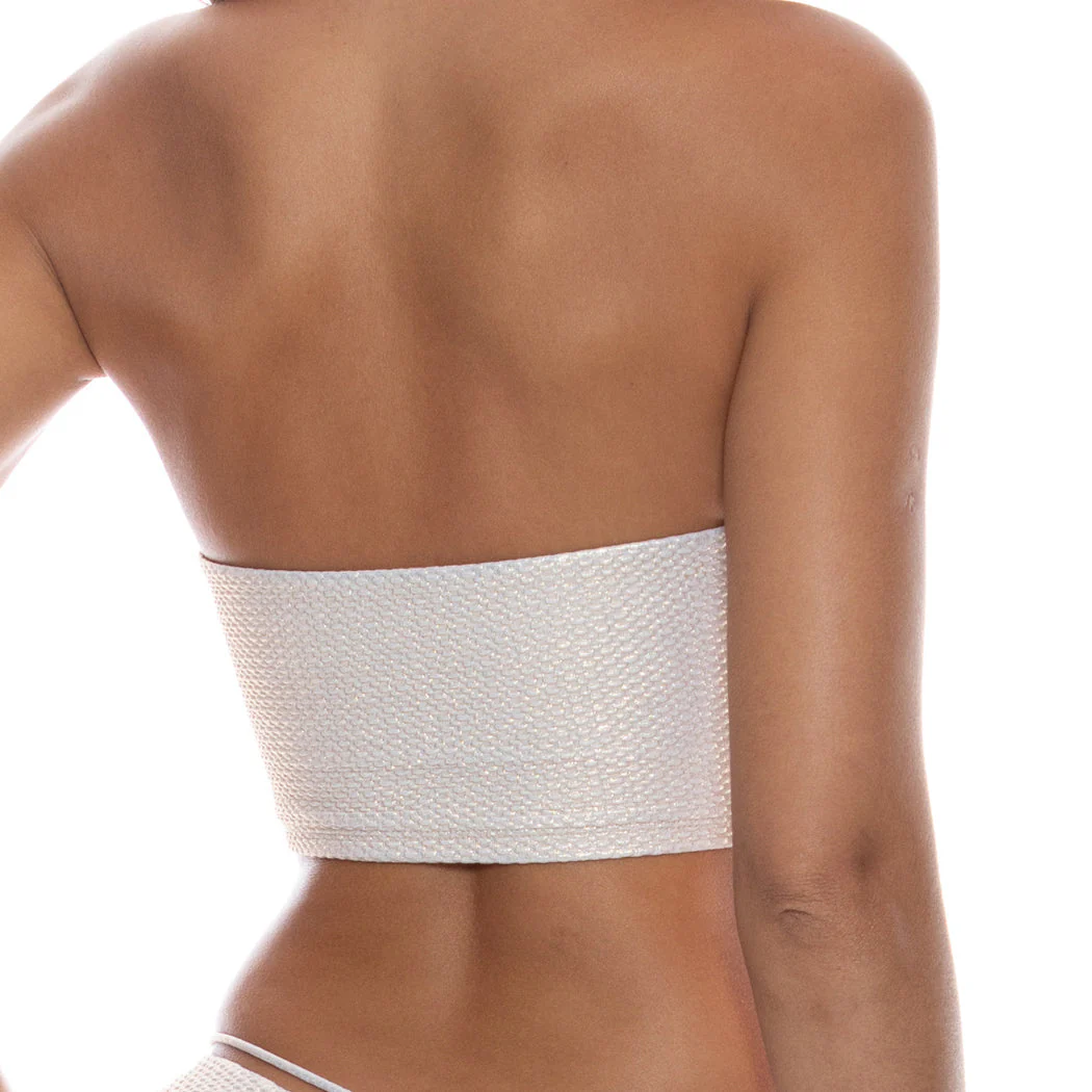 LUMINOUS - Double Loop Bandeau Crop Top - Image 3