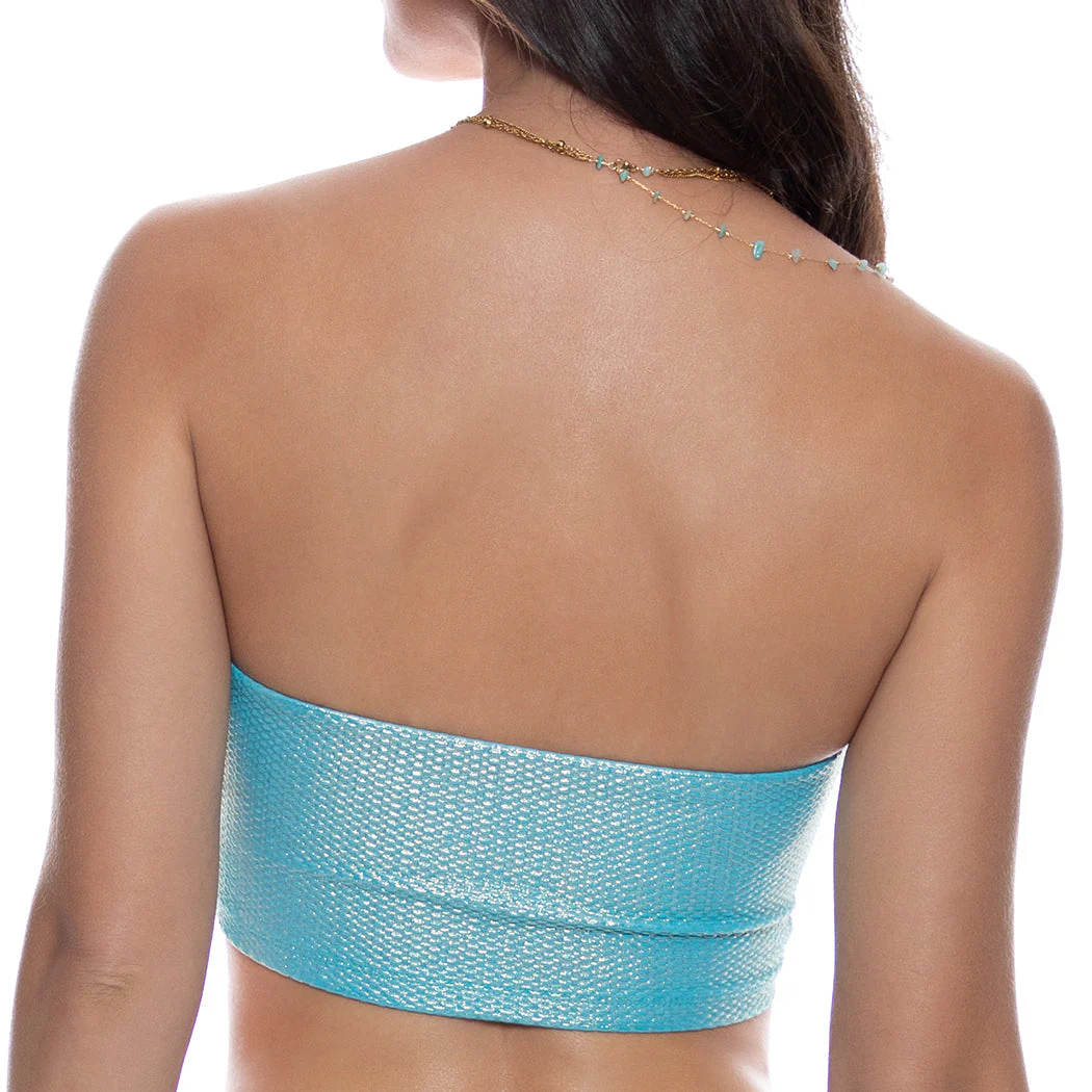 LUMINOUS - Double Loop Bandeau Crop Top - Image 3