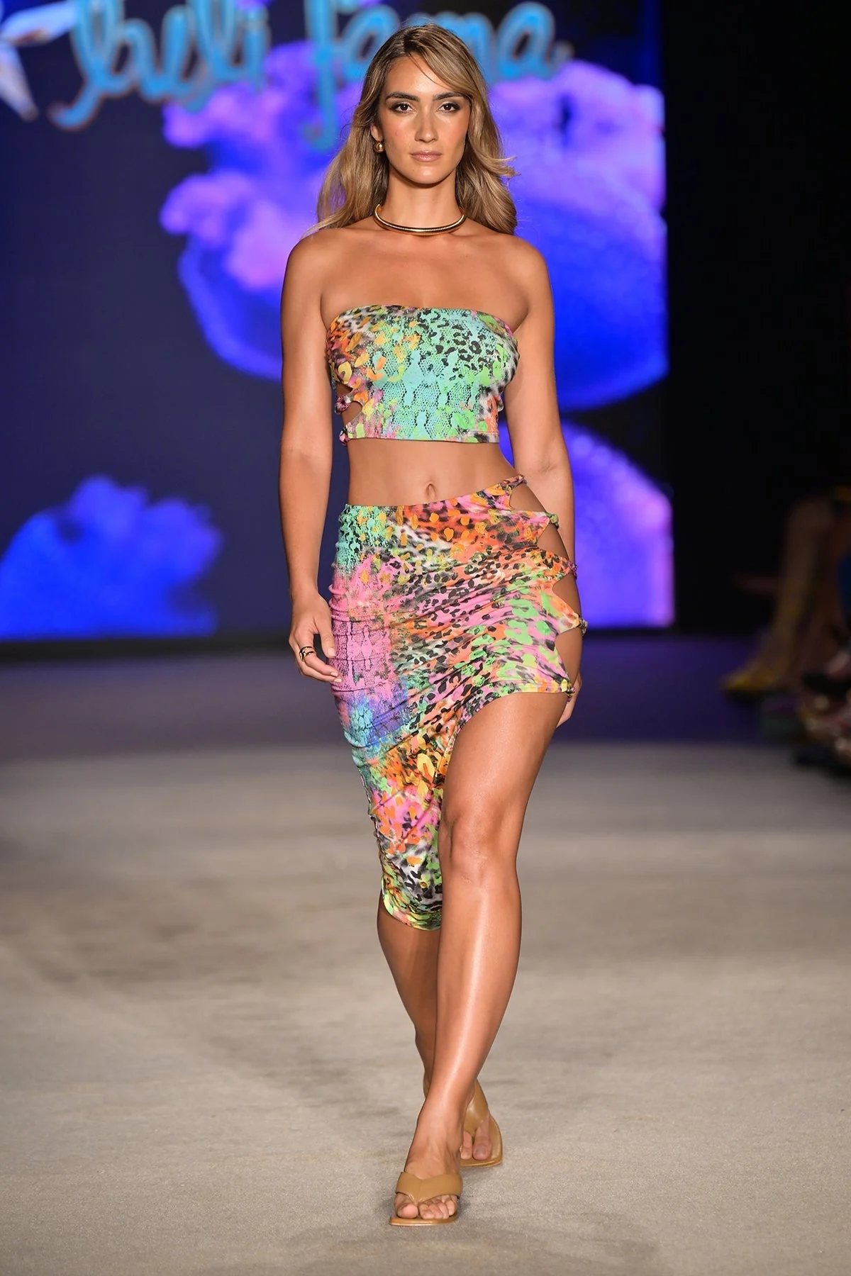 MIAMI MYSTIQUE - Asymmetrical Waist Cut Out Skirt - Image 5
