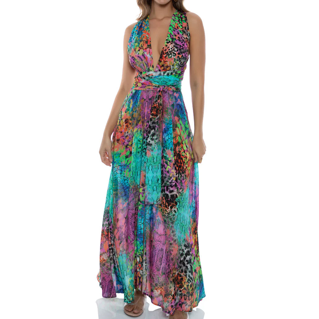 MIAMI MYSTIQUE - Convertible Maxi Dress - Image 2