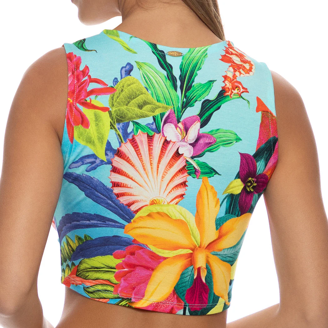 OCEAN'S KISS - Ruched Tank Top - Image 3