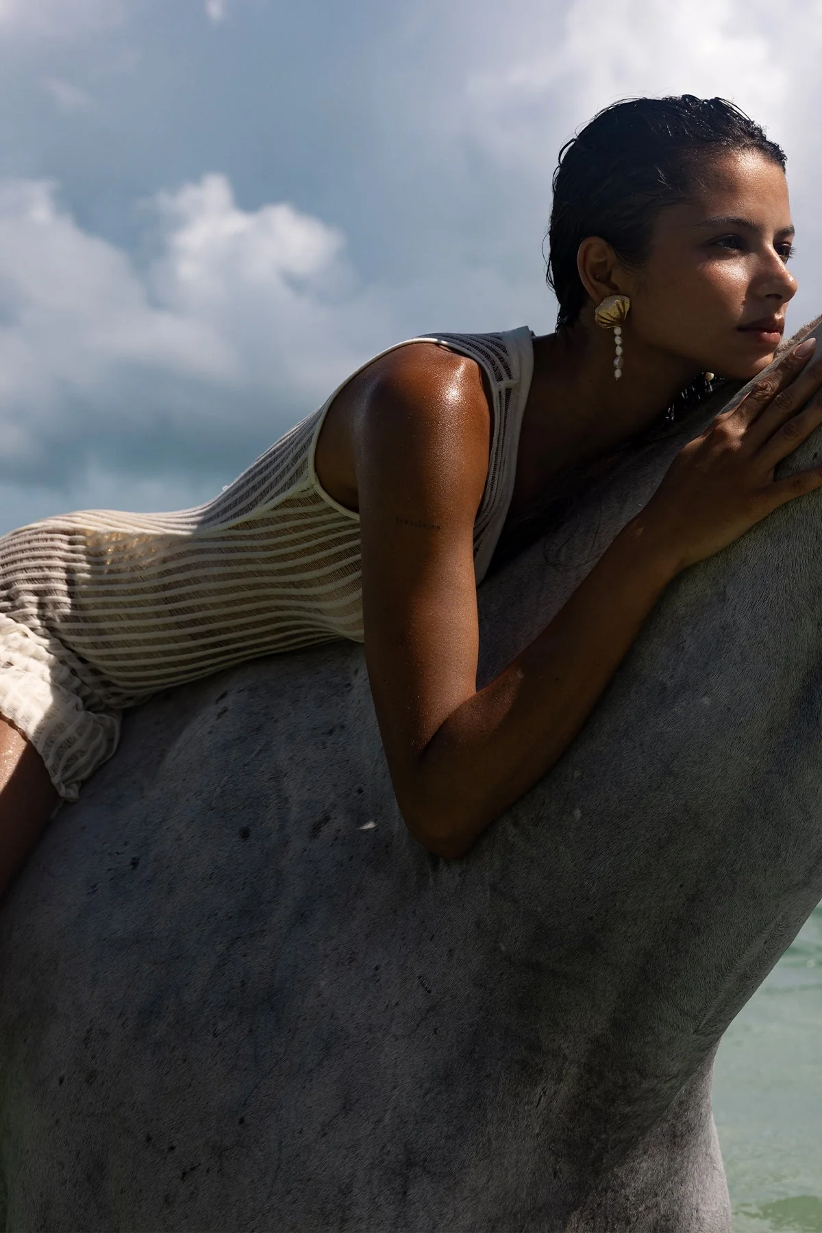 ON THE HORIZON - V Neck Tank Dress - Image 5