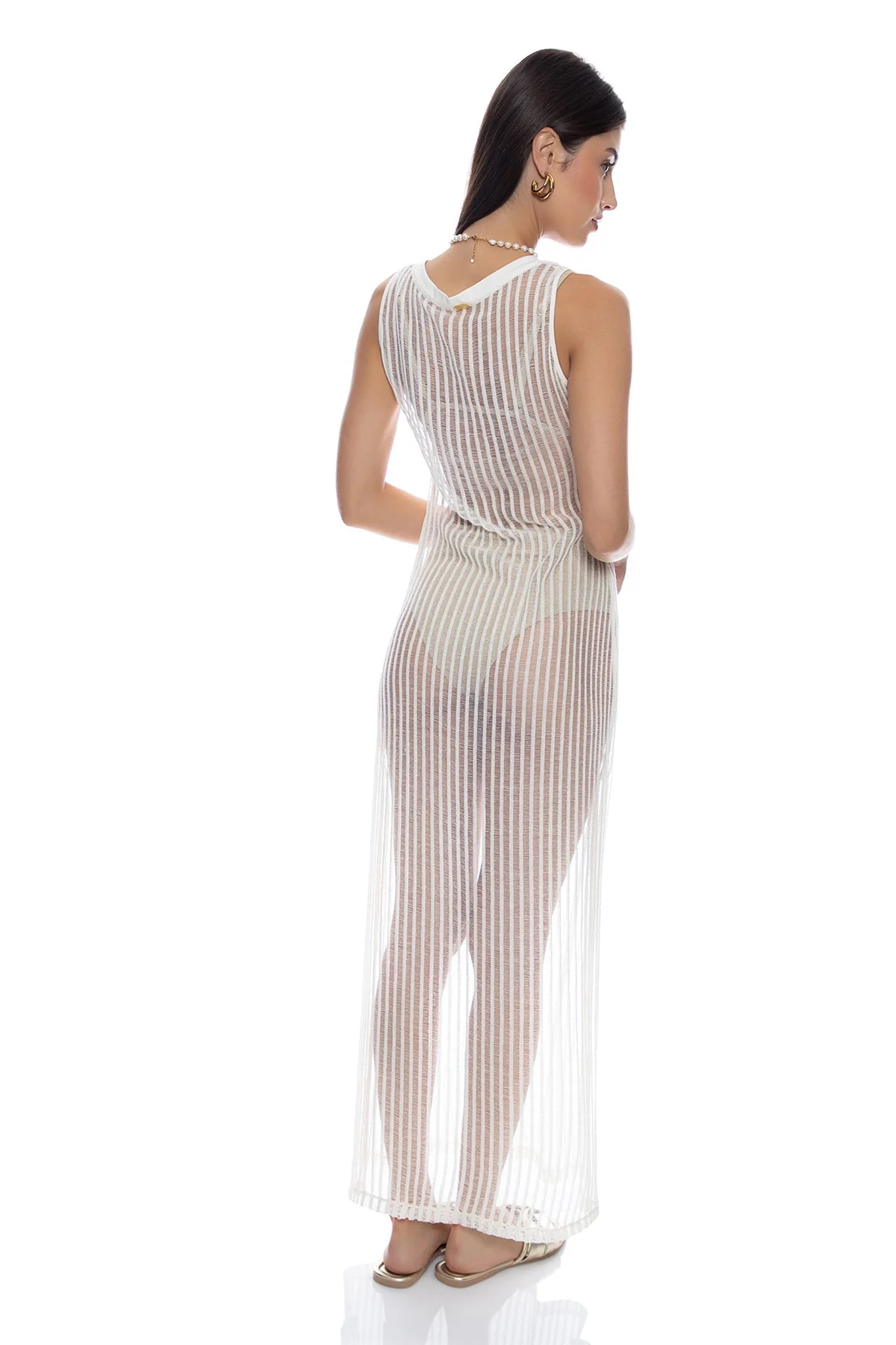 ON THE HORIZON - V Neck Tank Dress - Image 7