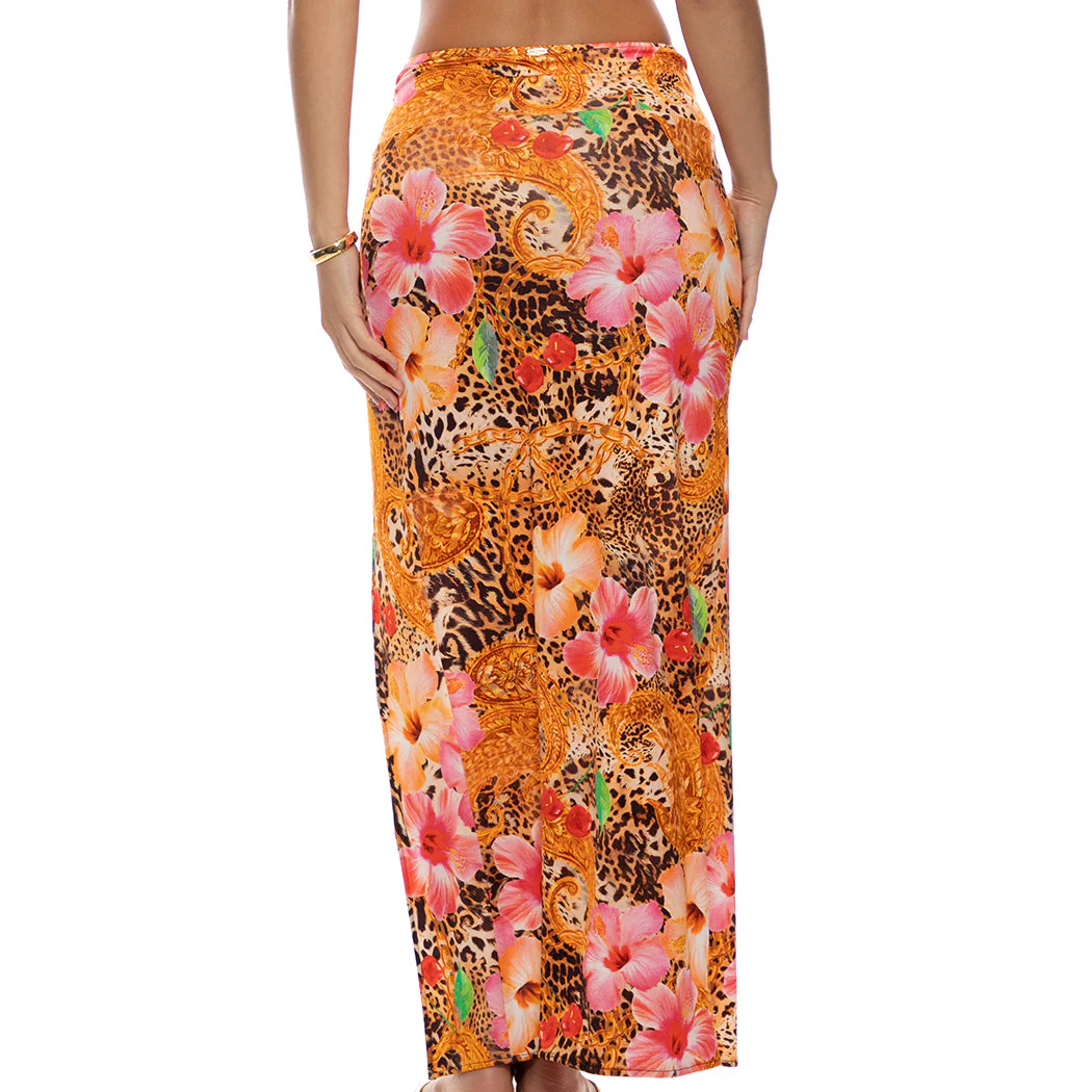 PARADISE PROWL - Twist Front Skirt - Image 3